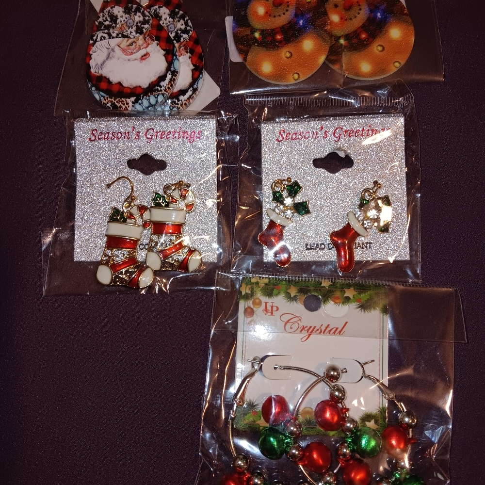Christmas earrings